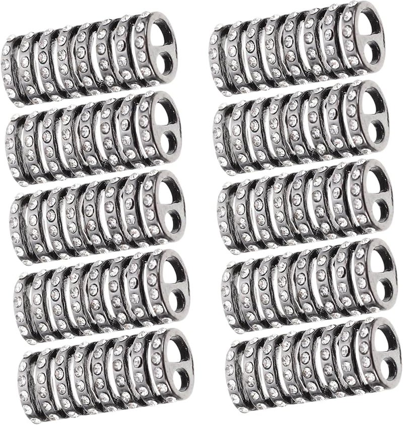 Tehaux 10Pcs Silver Alloy Watch Band Adapters Compatible with Apple Watch SE Jewelry Straps Easy Install Secure Locking - Image 1